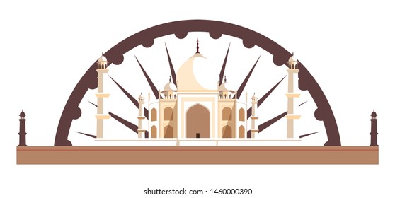 India independence day flat design