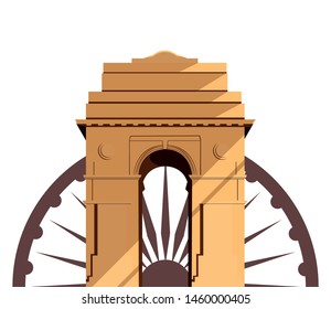 India independence day flat design