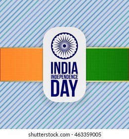 India Independence Day greeting Badge