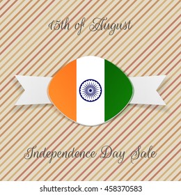 India Independence Day Holiday Emblem