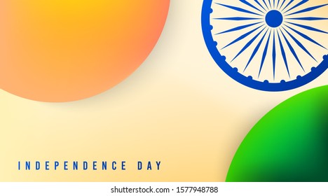 India independence day illustration vector. National india day