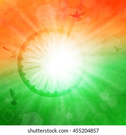 India independence day poster, 15th of august, vector illustration