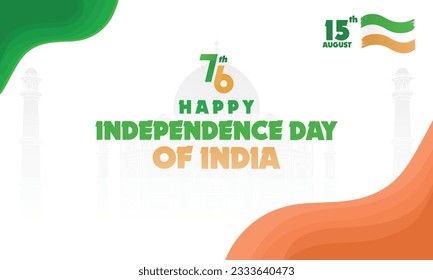 India Independence Day Template Background, perfect for office, company, school, social media, advertising, printing and more