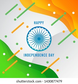 India Independence Day Vector Illustration Design