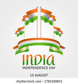 India Independence Day Vector Illustration 