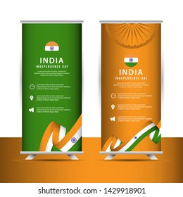 India independence day vector template. Design for banner; greeting cards or print.