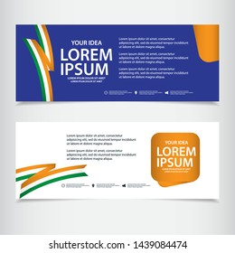 India independence day vector template. Design illustration for banner; advertising; greeting cards or print. Design happiness celebration.