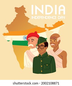 india independence, heroes and freedom fighter