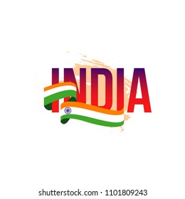 India Independent Day Vector Template Design Illustration