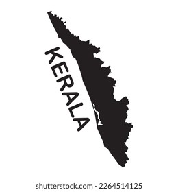 INDIA or KERALA state map icon.vector illustration symbol design