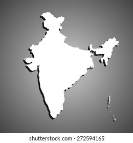 India Map Stock Vector (Royalty Free) 272594165 | Shutterstock