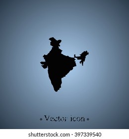 India map.
