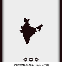 India map.