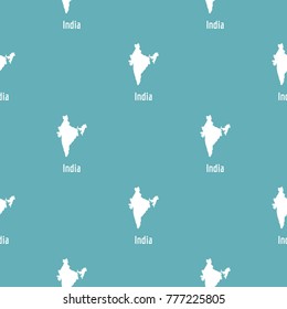 India map in black. Simple illustration of India map vector isolated on white background