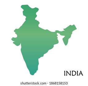 India map design vector illustration.