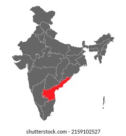 772 Andhra pradesh map Images, Stock Photos & Vectors | Shutterstock