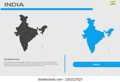 INDIA MAP INFOGRAPHICS