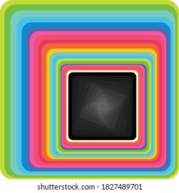 India Multi Square With Color