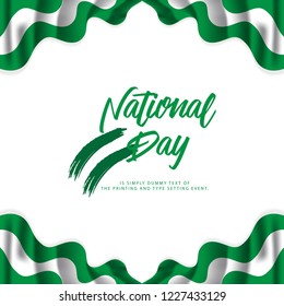 India National Day Vector Template Design Illustration