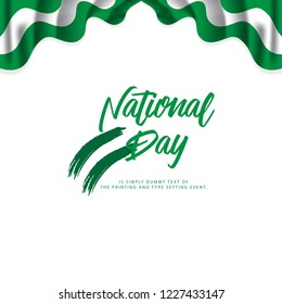 India National Day Vector Template Design Illustration