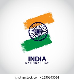 India national Day Vector Template