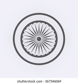 India national symbol . Vector illustration