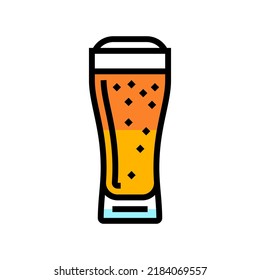 india pale ale beer glass color icon vector. india pale ale beer glass sign. isolated symbol illustration