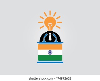 India Podium Bright Politician Policy