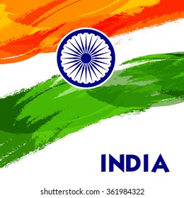 India Republic Day Abstract Background Design