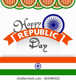 India Republic Day Abstract Background Design