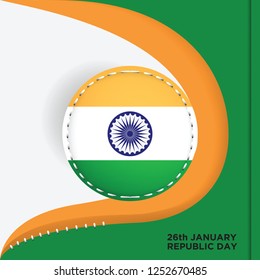 India Republic Day Background. Vector Illustration Eps 10