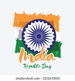 India Republic Day Background. Vector Illustration Eps 10