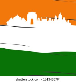 India Republic Day Banner, 26 January 2020. Vector Illustration