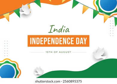 India Republic Day card, background.