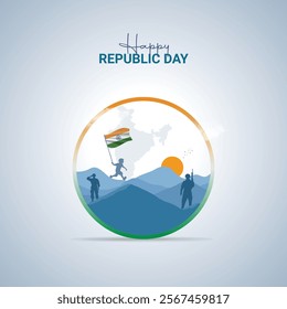 India Republic Day Creative Design for Social Media Post