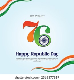 India Republic day creative design