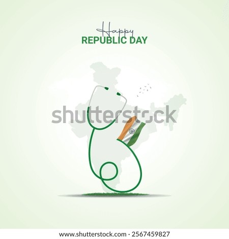 India Republic Day Creative Design for Social Media Post