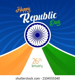 Diseño vectorial de día de la república de India 