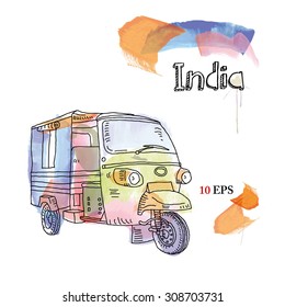 india. rickshaw