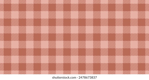 India patrón sin fisuras tartán, forrado textil a cuadros de fondo. Diseño textura de Vector de tela de verificación en color claro y rojo.
