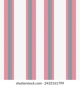 India stripe texture lines, mature pattern vector textile. Vertical vertical seamless background fabric in white and red color.