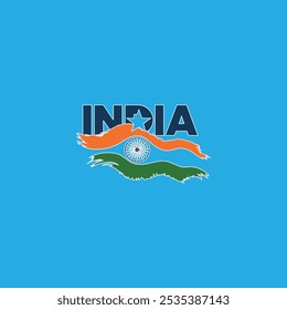 India camiseta de diseño de logotipo 