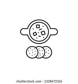 India, tikka masala icon. Element of India culture icon. Thin line icon for website design and development, app development. Premium icon