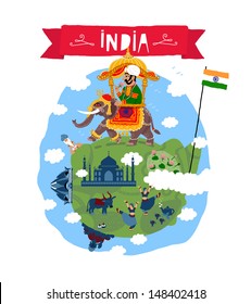 India. Vector icon