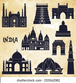 India. Vector illustration