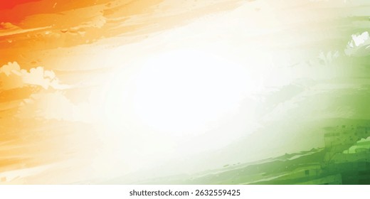 india watercolor greeting Tricolor, banner, independence day, republic day, design 15 august, 26 january, brush, stroke, print, hand-drawn, grunge, splash, poster, banner, celebration
