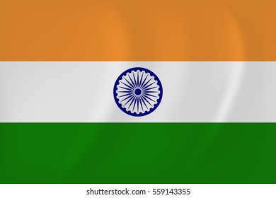 India waving flag