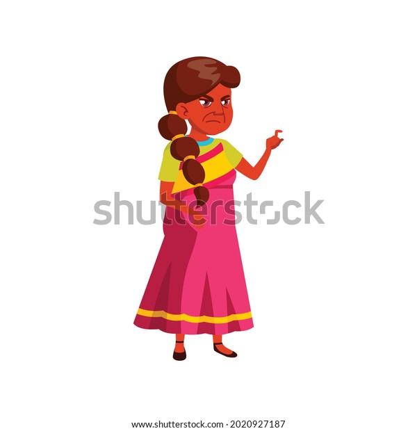 Indian Aged Lady Showing Volume Drink Stock Vector (royalty Free 