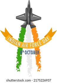 Afiche del Día de la Fuerza Aérea India