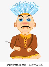 Indian apache cartoon
